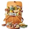 Harry & David Picnic Basket Pears, Cheese, Sausage & Crackers Gift Basket